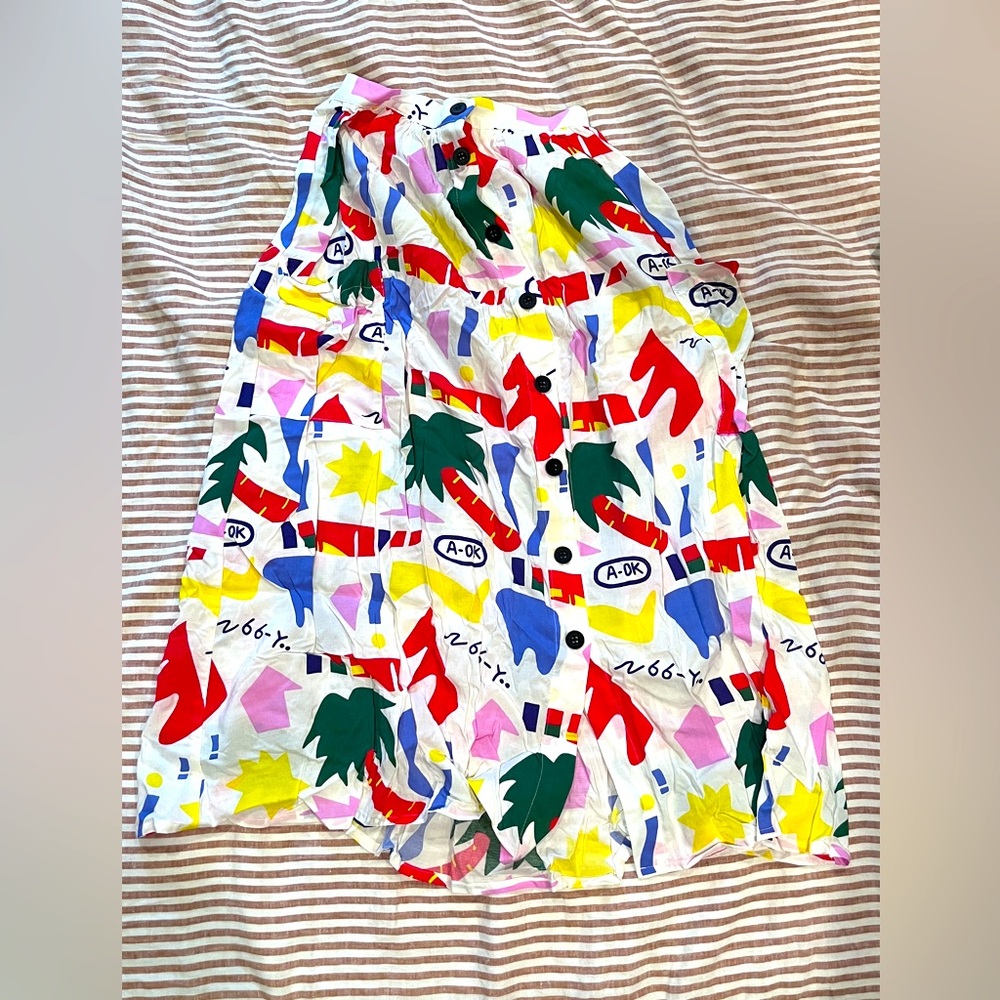 Nooworks Apron Skirt - A-Ok print